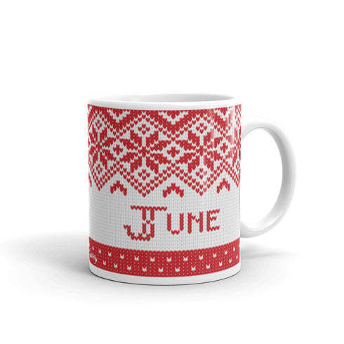 Personalized Snowflake Mug